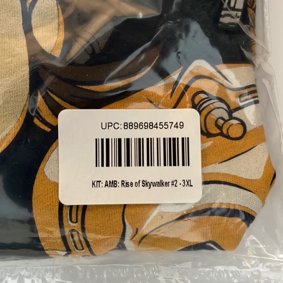 New in package Funko Pop! Star Wars Rise of Skywalker T-shirt - 3X - Blue - Picture 3 of 3